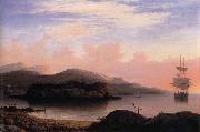 Fitz Hugh Lane Off Mount Desert Island oil painting on canvas